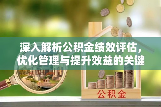 西平深入解析公积金绩效评估，优化管理与提升效益的关键路径
